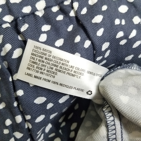 Isabel Maternity Blue Waterspot Maternity Midi XS - Picture 5 of 5